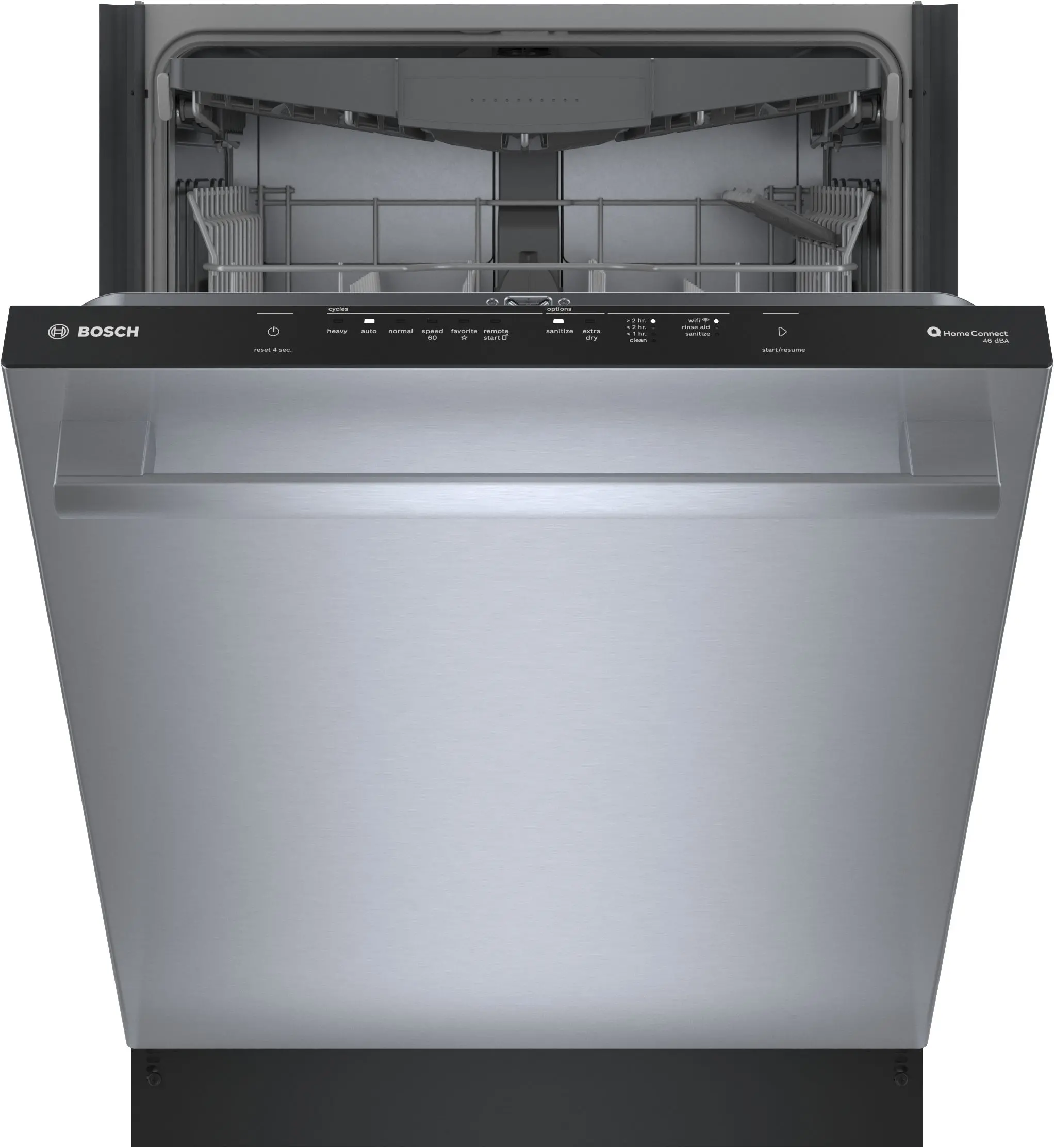 SHX5AEM5N Bosch 100 Series Premium Top Control Dishwasher - Stainless Steel-6