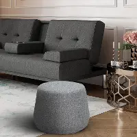 510A003GRY Grant Gray Ottoman