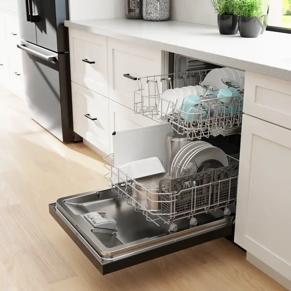 SHE3AEM6N Bosch 100 Series Front Control Dishwasher - Black-11