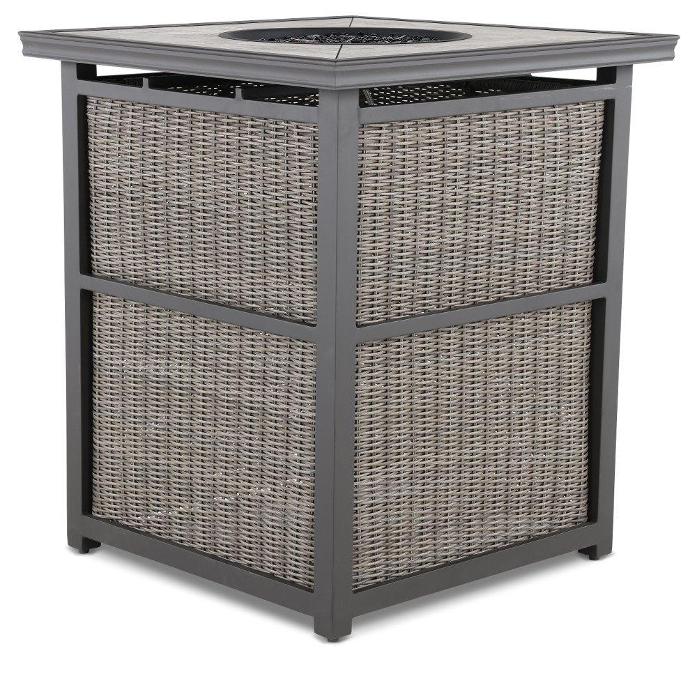 Havana Gray Patio Fire Pit Tower