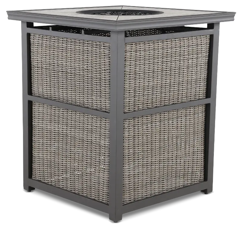Havana Gray Patio Fire Pit Tower