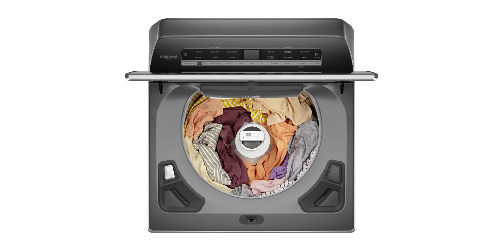 WTW8127LC Whirlpool Top Load Washer with Removable Agitator - Chrome-4