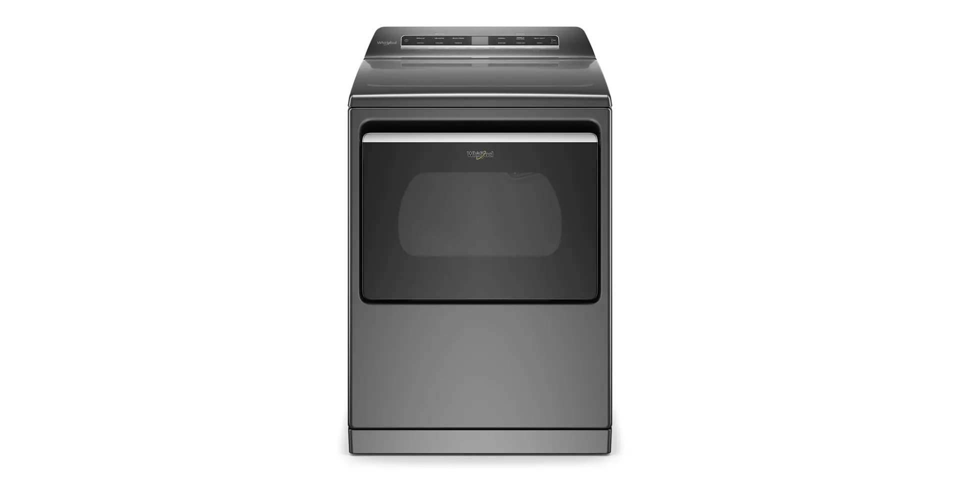 WED8127LC Whirlpool 7.4 Cu Ft Smart Electric Dryer with Steam - Chrome-1