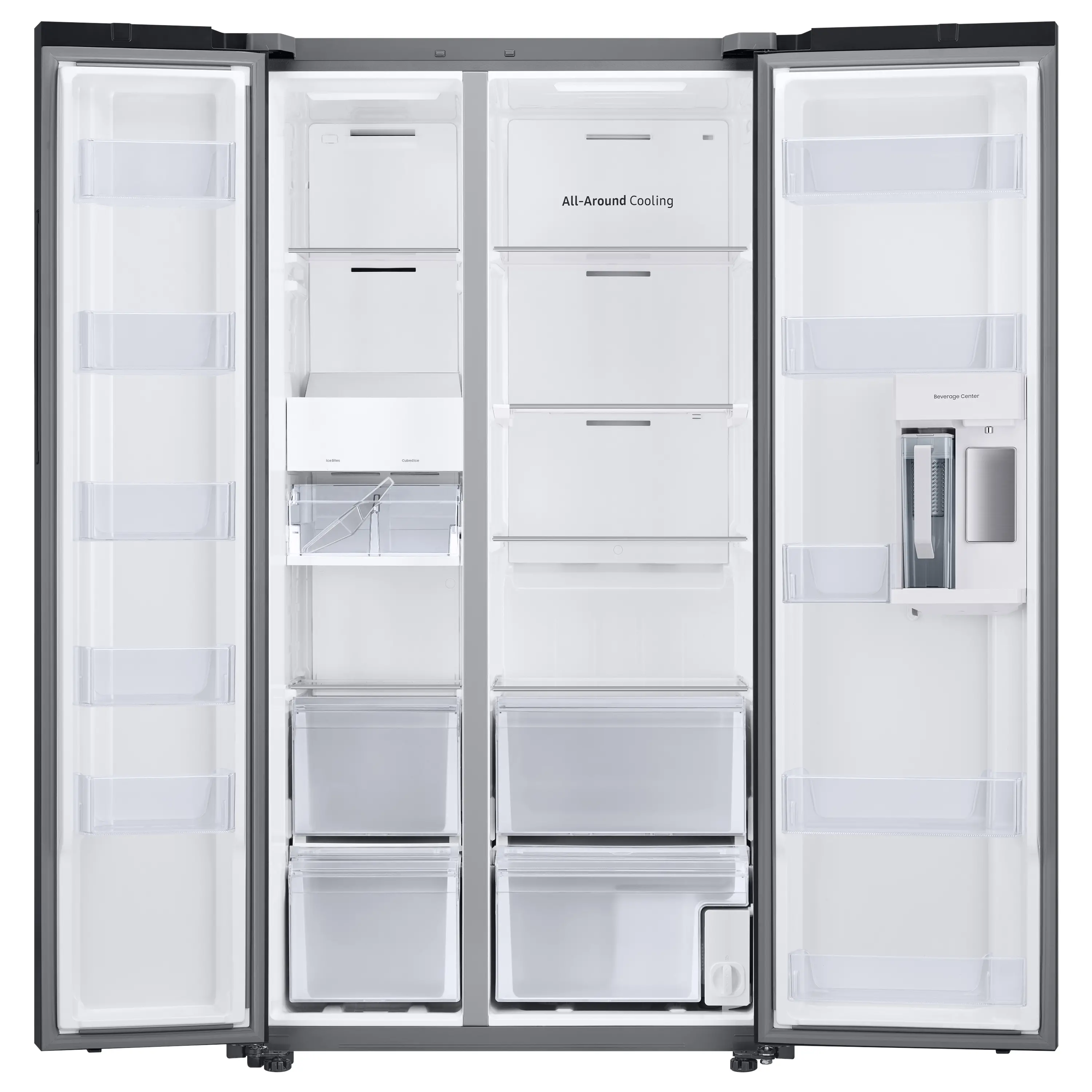 Samsung Bespoke 22.6 Cu Ft Side By Side Refrigerator - Stainless Steel-5