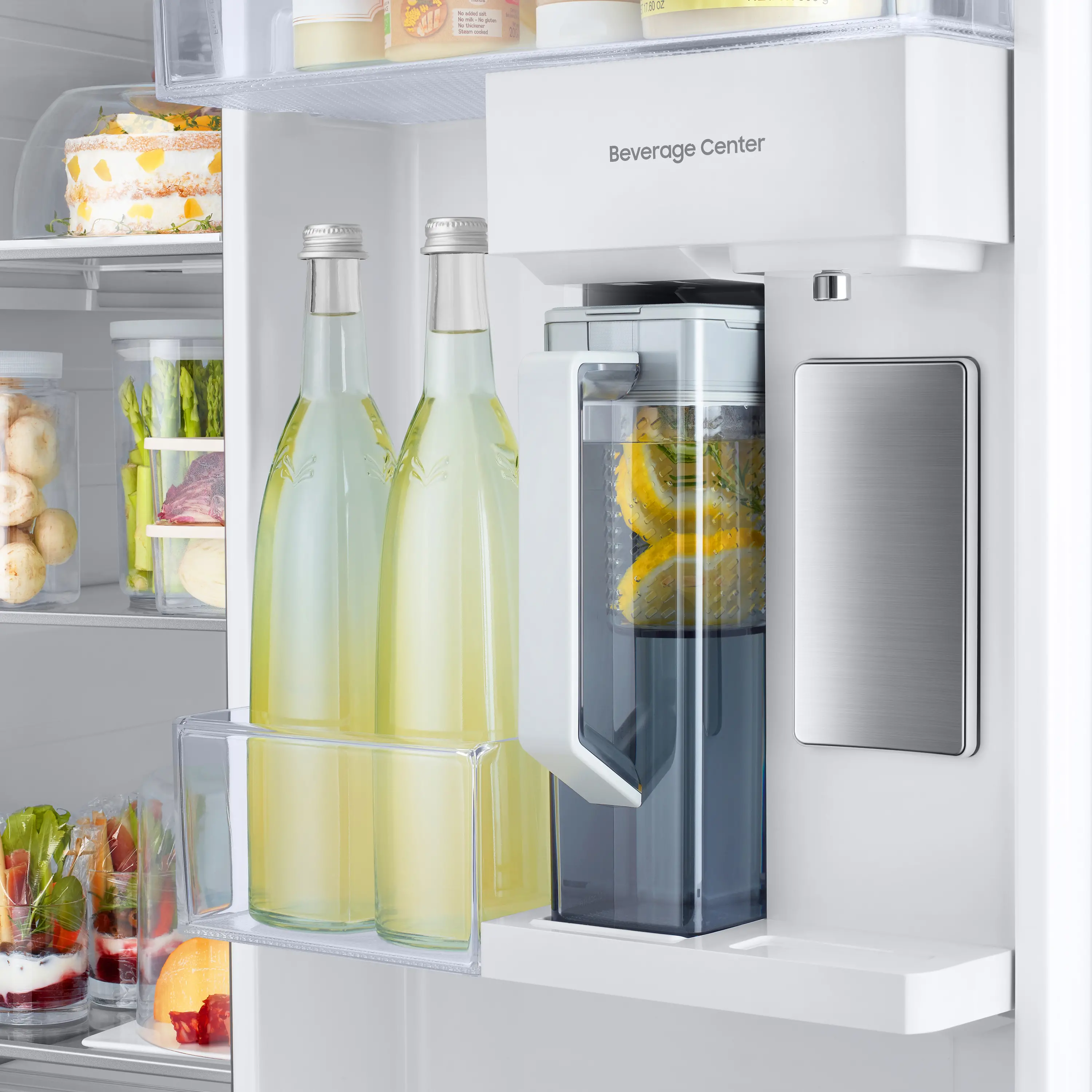 Samsung Bespoke 22.6 Cu Ft Side By Side Refrigerator - Stainless Steel-7
