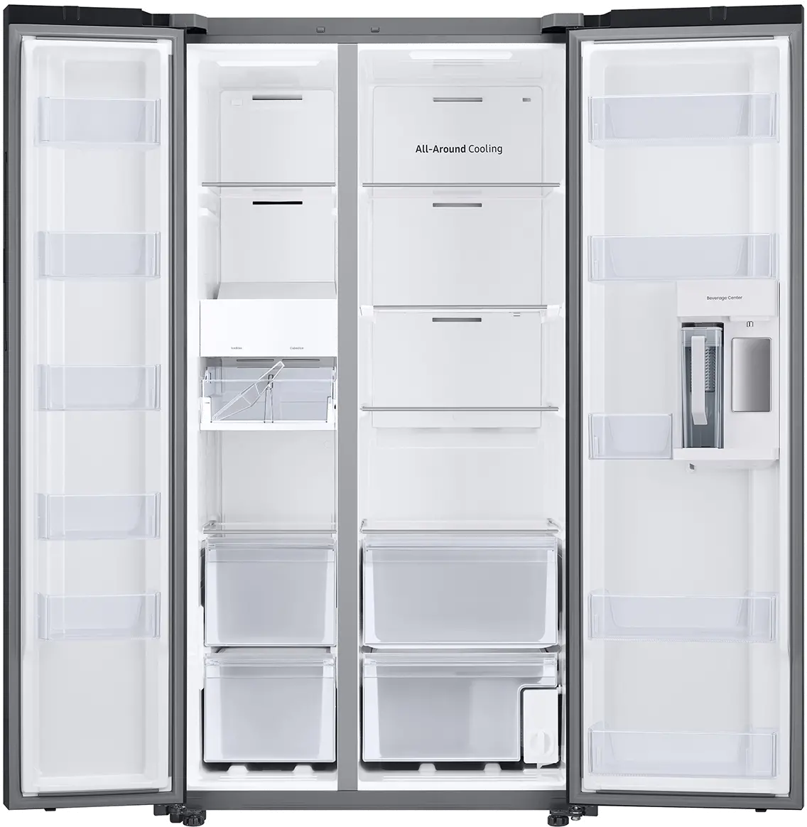 RS28CB7600QL Samsung Bespoke 28 cu ft Side-By-Side Refrigerator - Stainless Steel-5