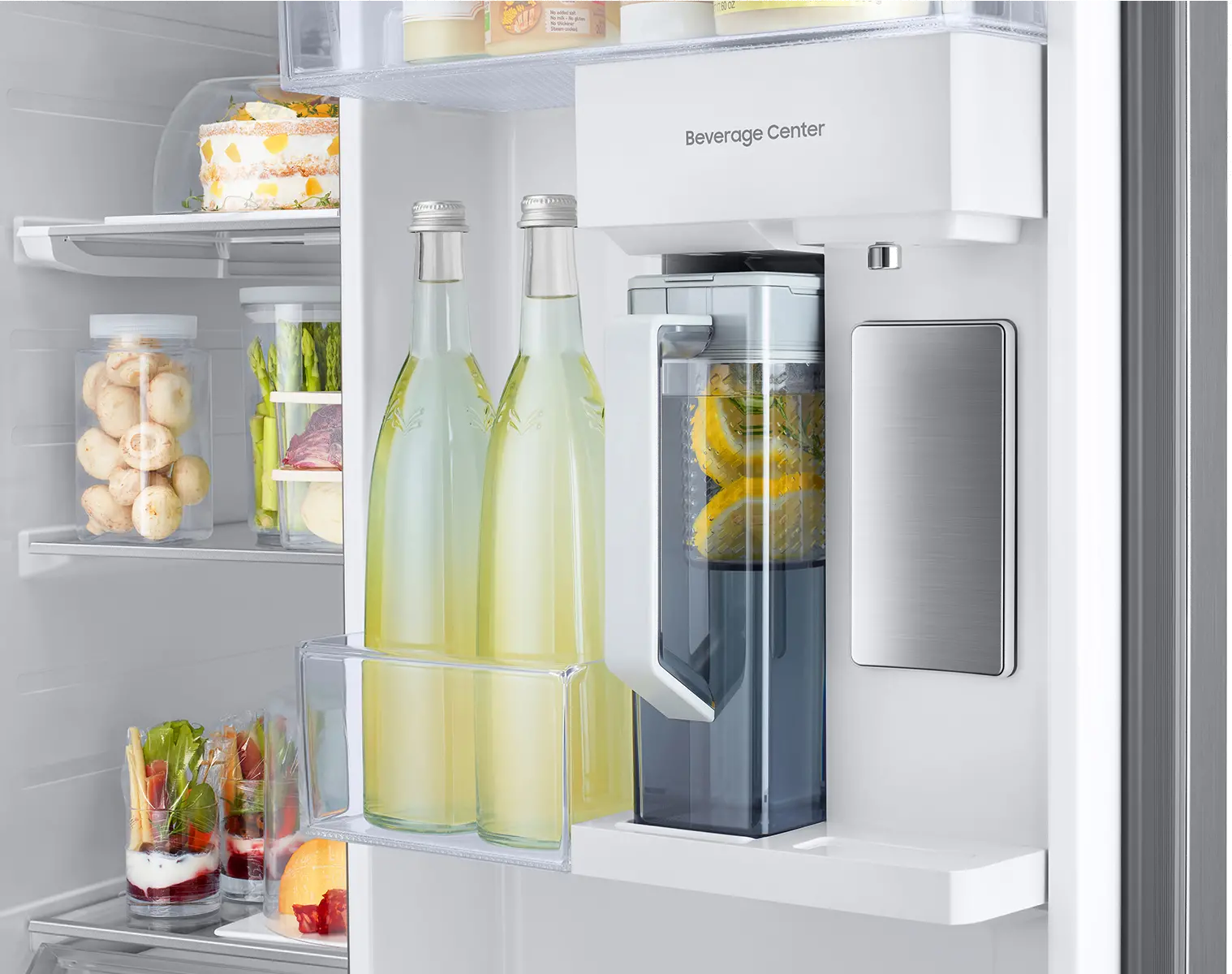 RS28CB7600QL Samsung Bespoke 28 cu ft Side-By-Side Refrigerator - Stainless Steel-7
