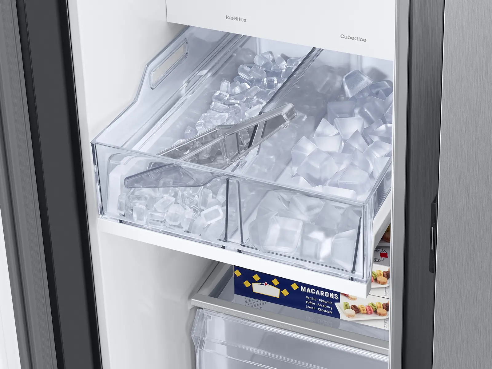 RS28CB7600QL Samsung Bespoke 28 cu ft Side-By-Side Refrigerator - Stainless Steel-8
