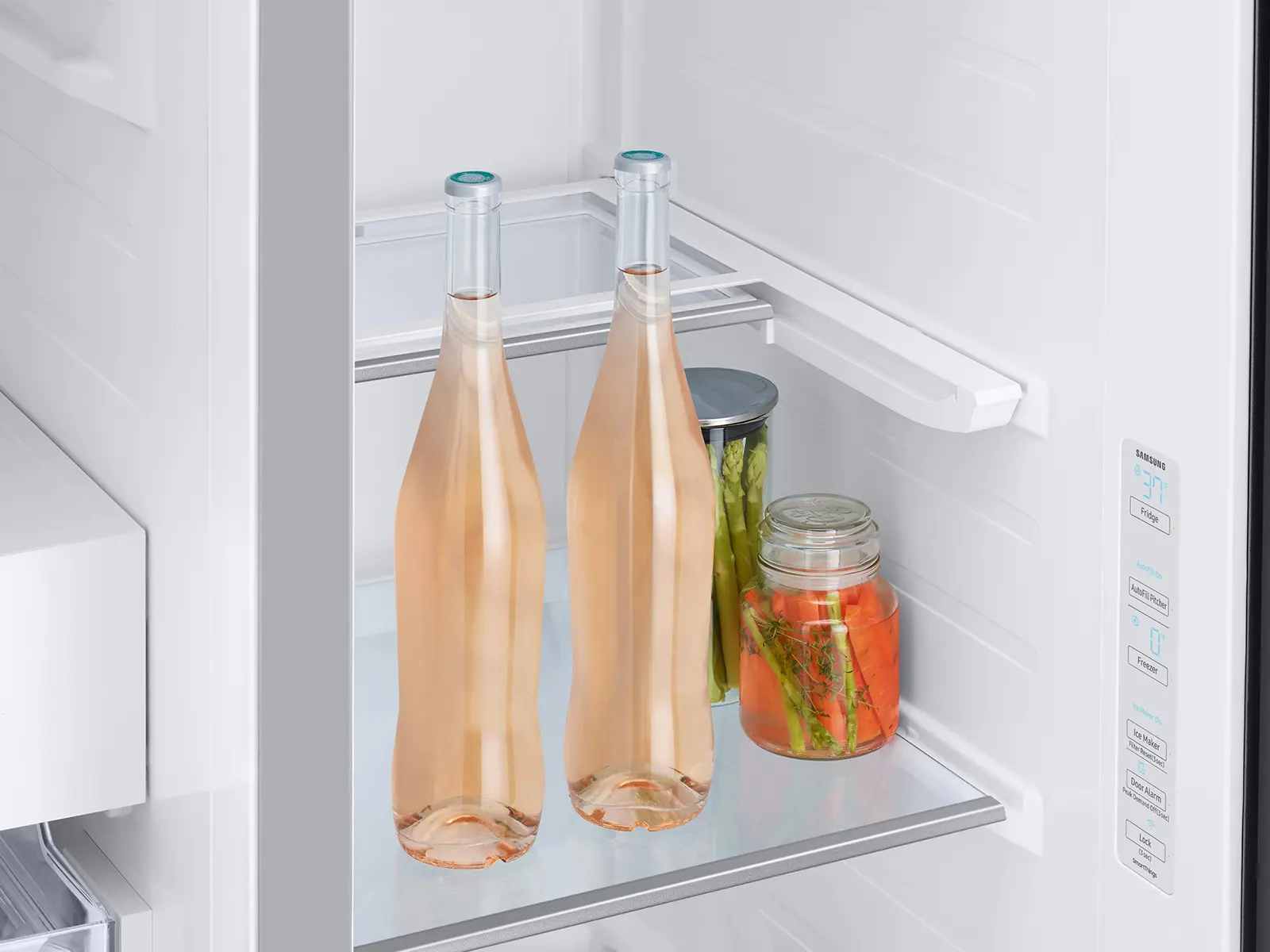 RS28CB7600QL Samsung Bespoke 28 cu ft Side-By-Side Refrigerator - Stainless Steel-9