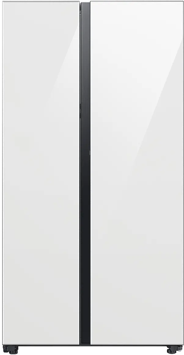 RS28CB760012 Samsung Bespoke 28 cu ft Side-By-Side Refrigerator - White Glass-1