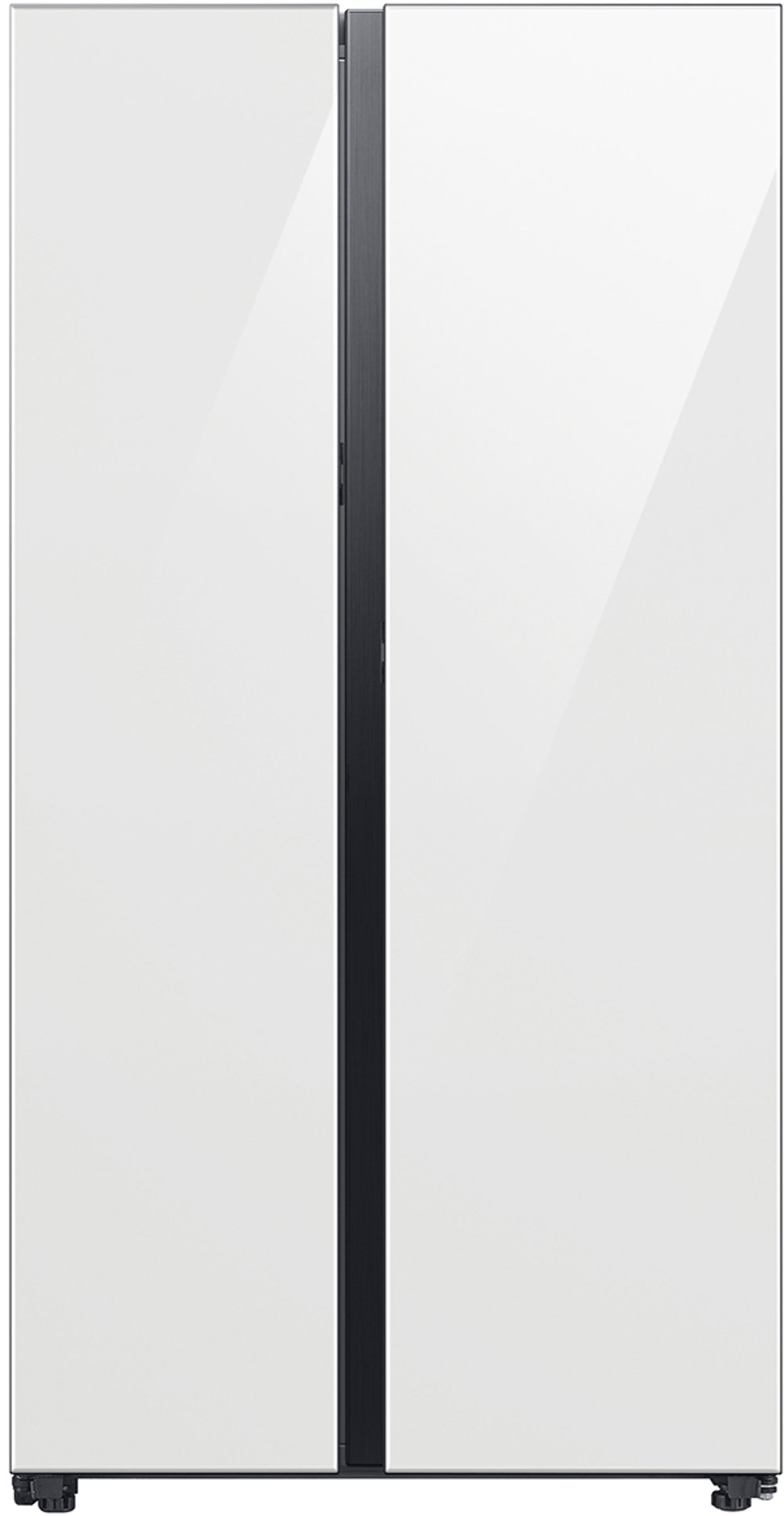 Samsung Bespoke 28 cu ft Side-By-Side Refrigerator - White Glass