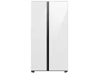RS28CB760012 Samsung Bespoke 28 cu ft Side-By-Side Refrigerator - White Glass