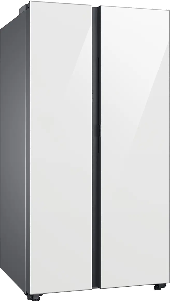 RS28CB760012 Samsung Bespoke 28 cu ft Side-By-Side Refrigerator - White Glass-4