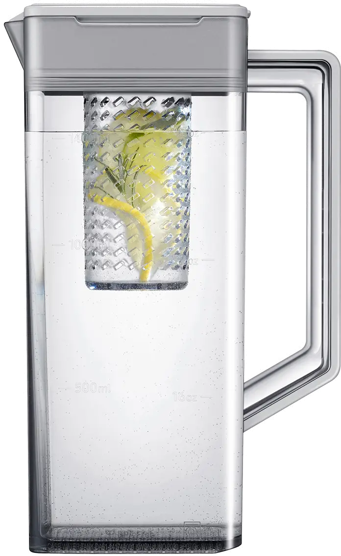 RS28CB760012 Samsung Bespoke 28 cu ft Side-By-Side Refrigerator - White Glass-9