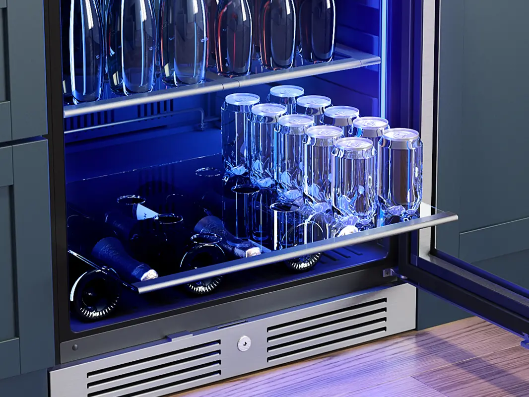 PRB24C01CG Zephyr Presrv Single Zone Beverage Cooler - Stainless Steel-4