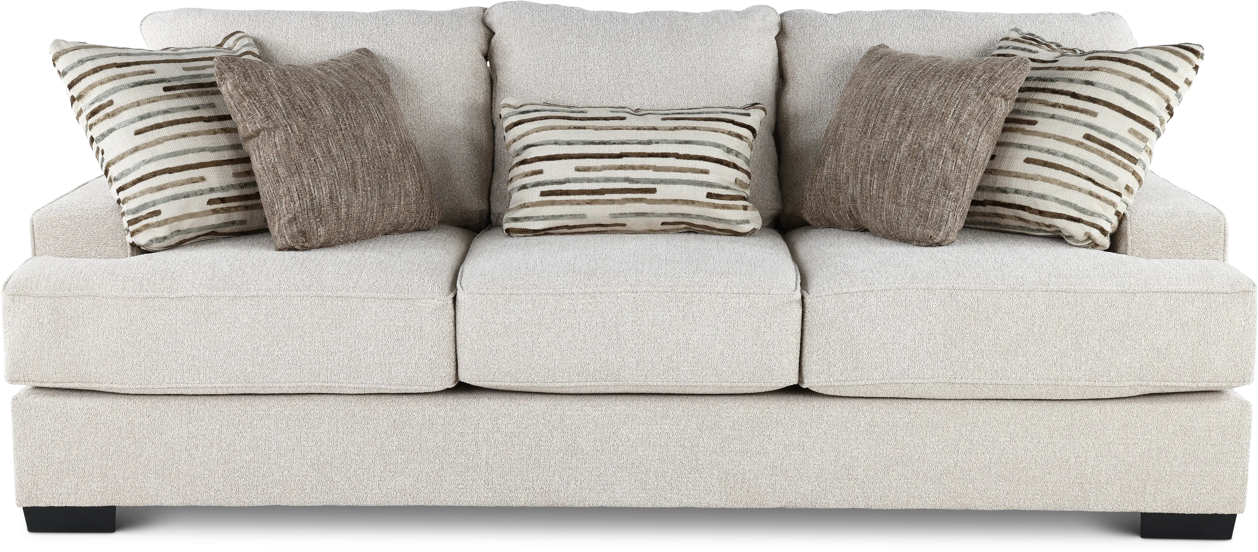 RAVEN3/QFS/SAND Raven Sand Beige Sofa Bed-1