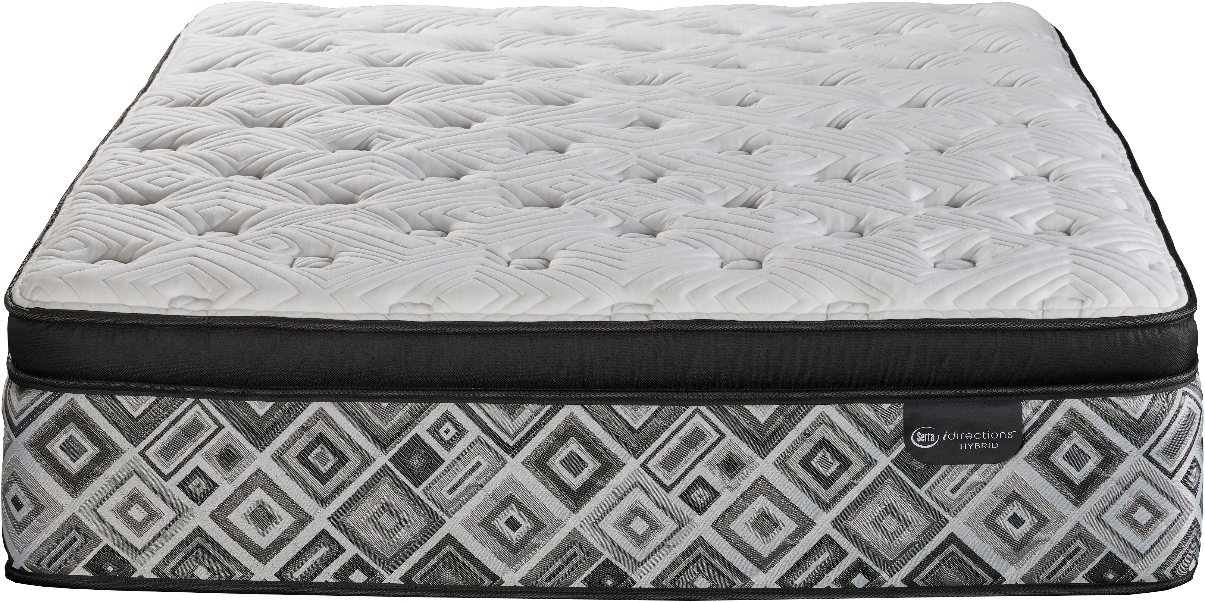 833426-3010 Serta Argente Hybrid Plush Euro Top Twin Mattress-3