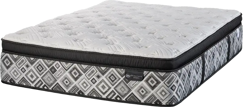 Serta Argente Hybrid Plush Euro Top Full Mattress