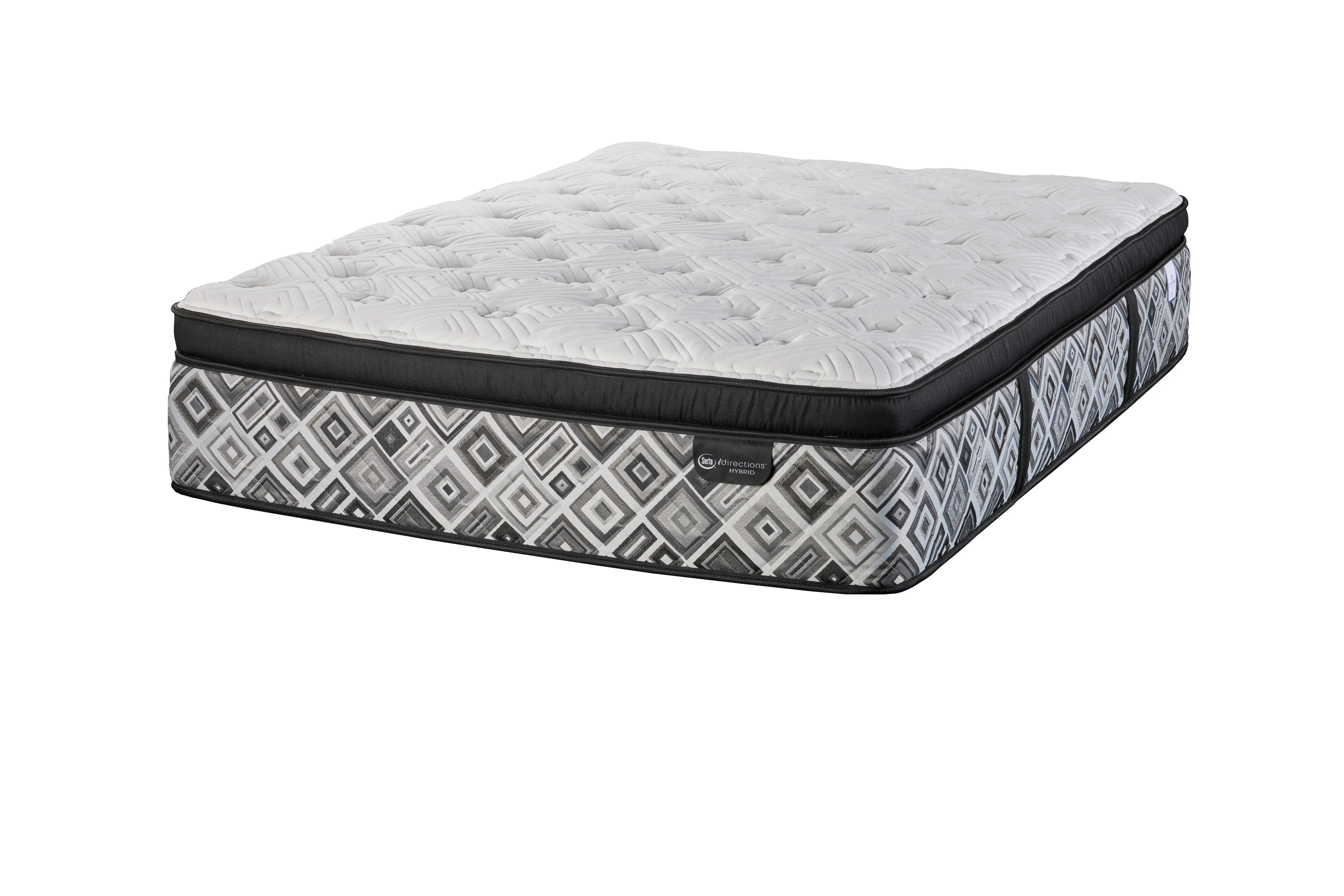833426-3070 Serta Argente Hybrid Plush Euro Top California King Mattress-1