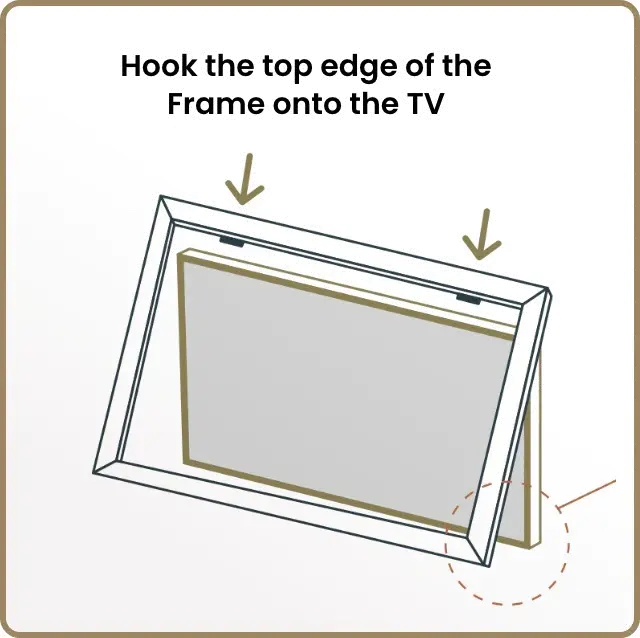 FRM-AL-PR-RED-50-2021 Frame My TV 50  Alloy Prismatic Samsung Frame - Red-12