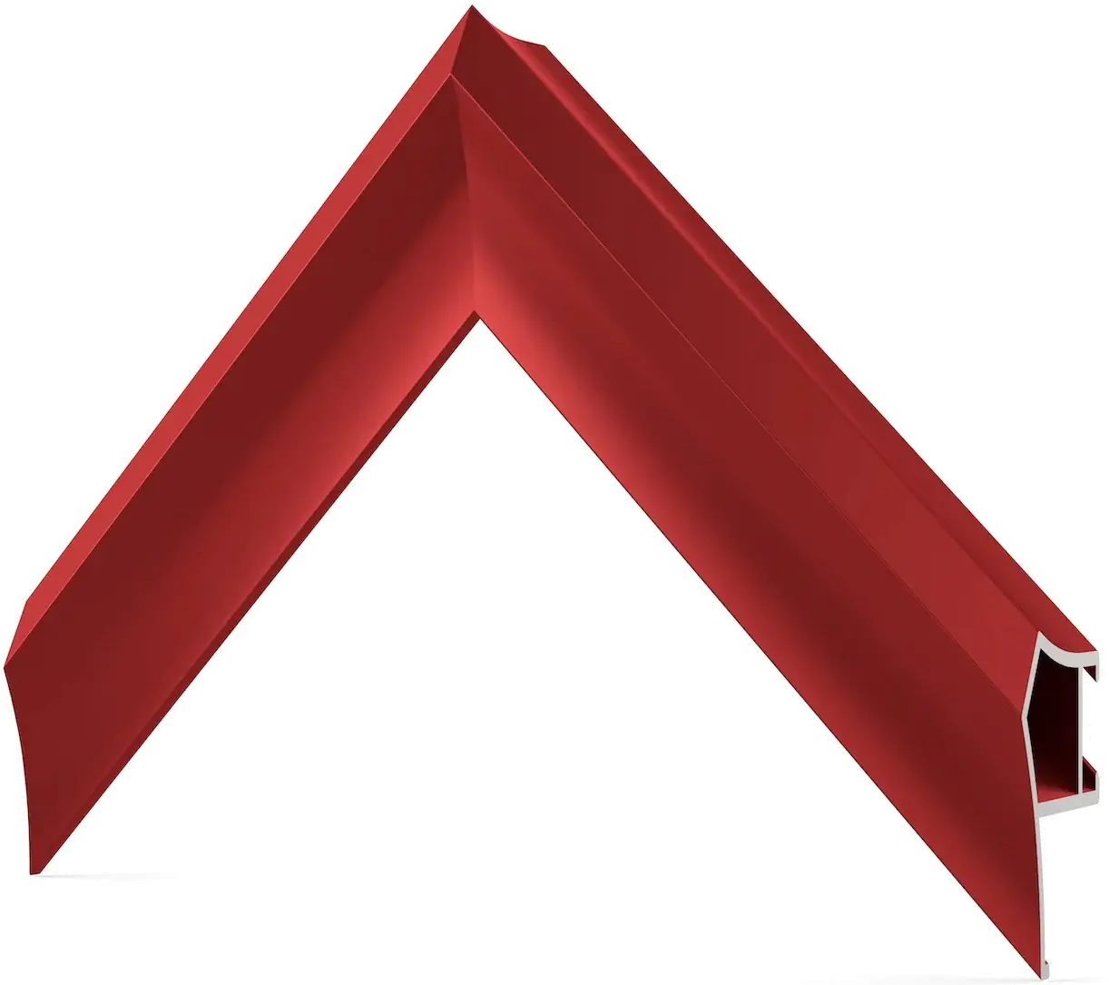 FRM-AL-PR-RED-50-2021 Frame My TV 50  Alloy Prismatic Samsung Frame - Red-4