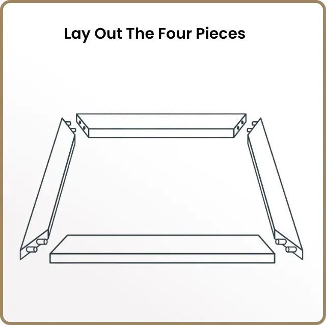 FRM-AL-PR-RED-50-2021 Frame My TV 50  Alloy Prismatic Samsung Frame - Red-9