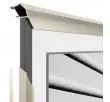 FRM-AL-PR-GLS-55-2021 Frame My TV 55  Alloy Prismatic Samsung Frame - Silver-1