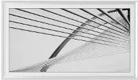 FRM-AL-PR-WHT-75-2021 Frame My TV 75  Alloy Prismatic Samsung Frame - White