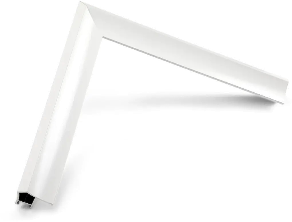 FRM-AL-PR-WHT-85-2021 Frame My TV 85  Alloy Prismatic Samsung Frame - White-3