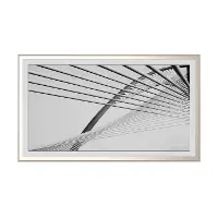 FRM-AL-SC-GSL-75-2021 Frame My TV 75  Alloy Scoop Samsung Frame Bezel - Silver