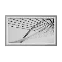 FRM-AL-SC-GPH-55-2021 Frame My TV 55  Alloy Scoop Samsung Frame Bezel - Graphite