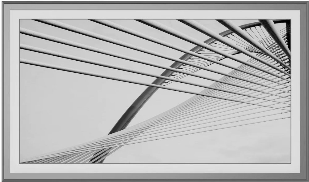 Frame My TV 65" Alloy Scoop Samsung Frame Bezel - Graphite