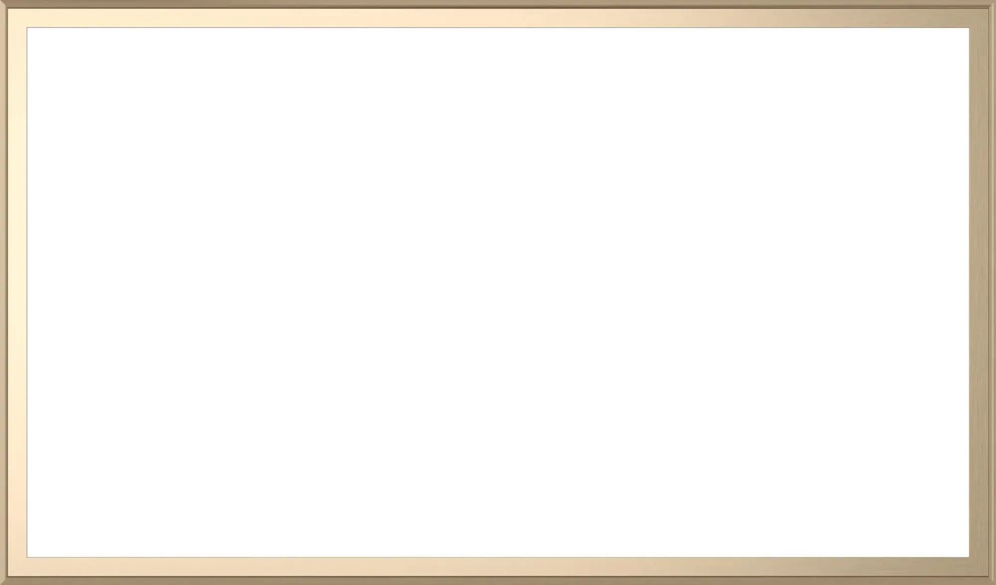 FRM-AL-SC-GLD-50-2021 Frame My TV 50  Alloy Scoop Samsung Frame Bezel - Gold-3