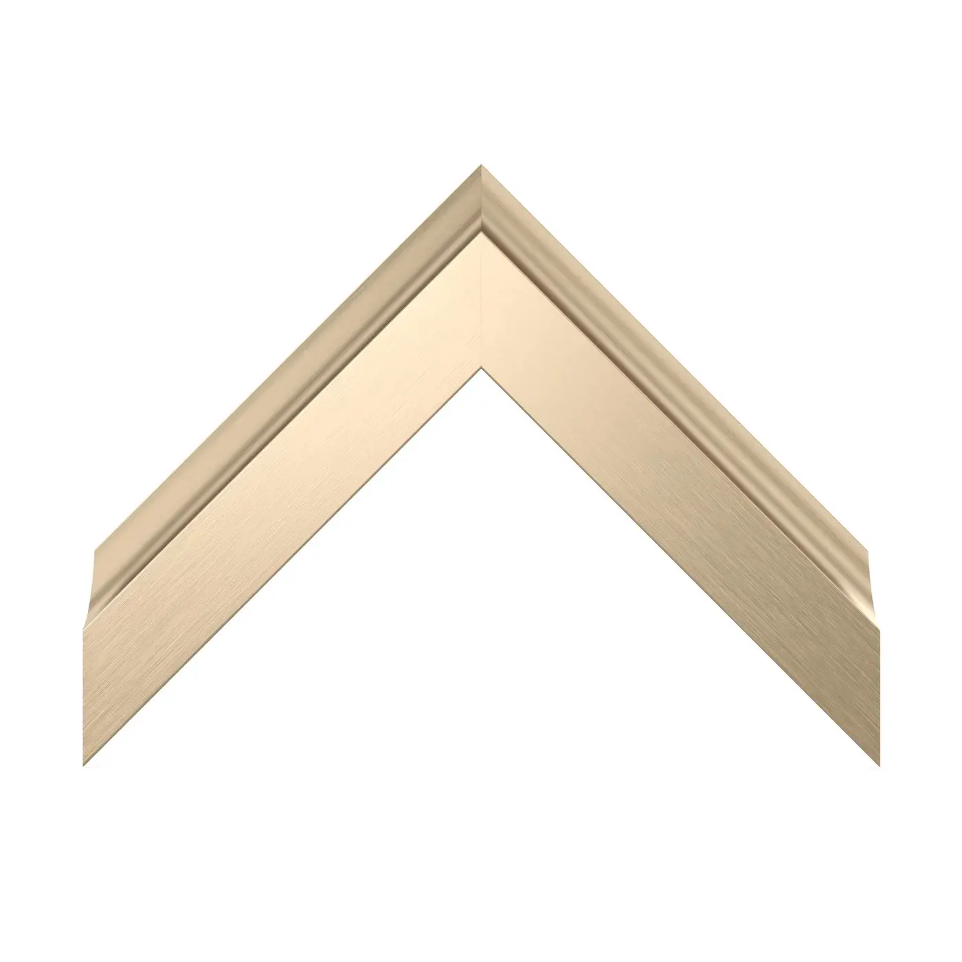 FRM-AL-SC-GLD-55-2021 Frame My TV 55  Alloy Scoop Samsung Frame Bezel - Gold-1