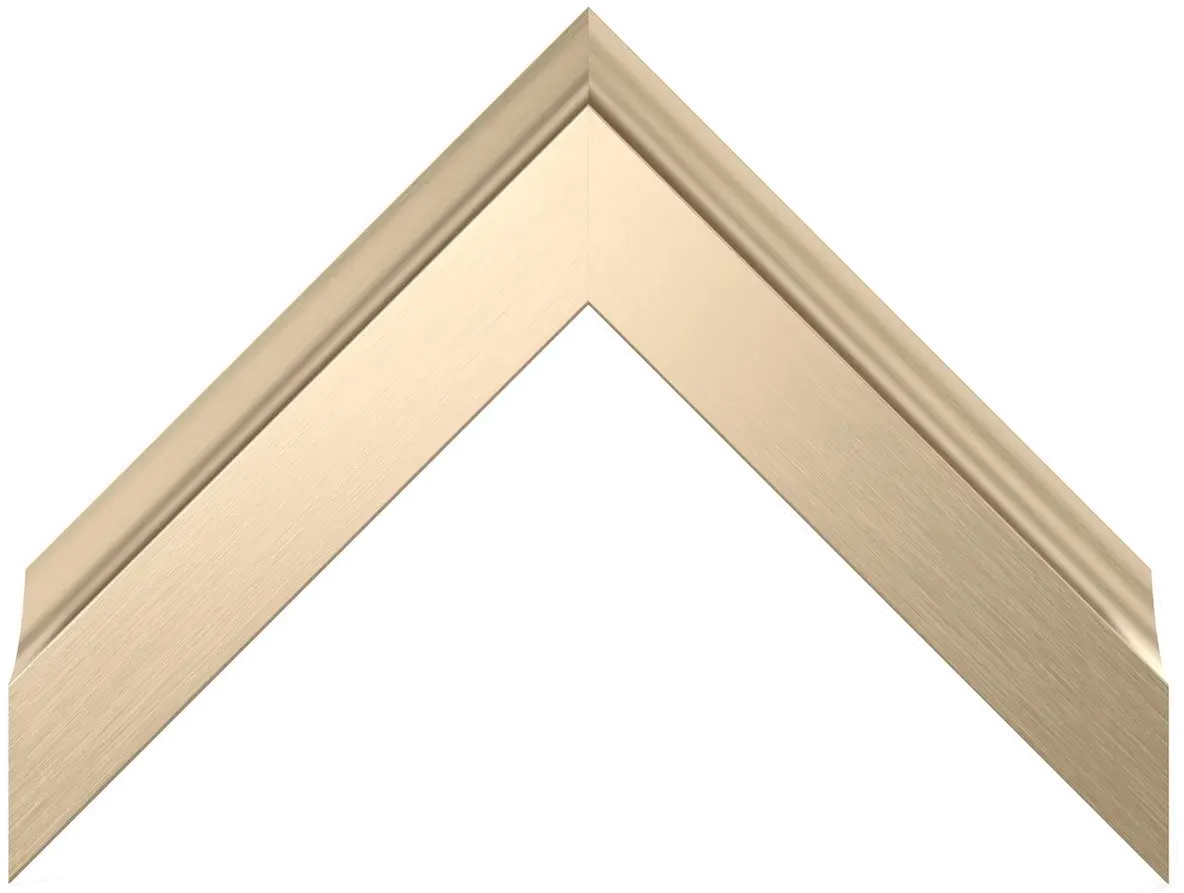 FRM-AL-SC-GLD-85-2021 Frame My TV 85  Alloy Scoop Samsung Frame Bezel - Gold-1