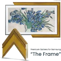 FRM-SF-D5179-43-2021 Frame My TV 43  Samsung The Frame Deco Frame - Antique Gold