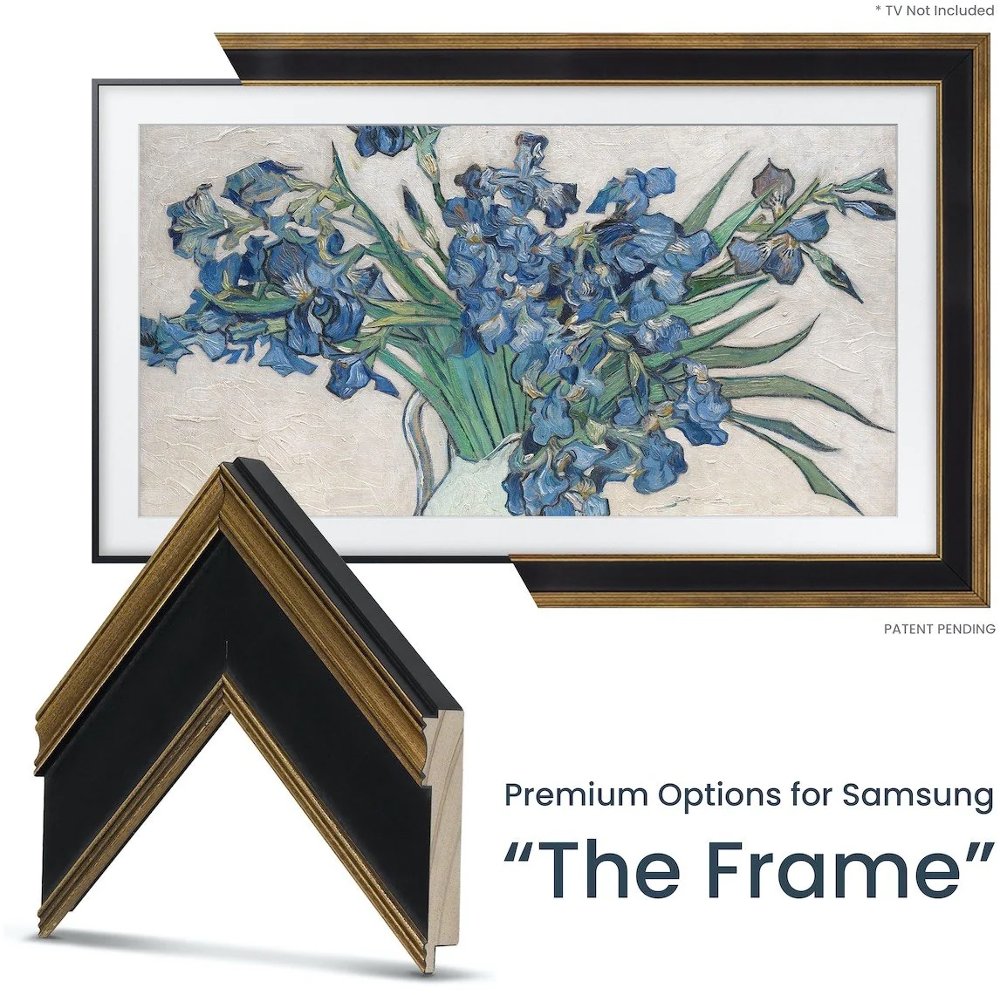 Frame My TV 43" Samsung The Frame Deco Premiere - Antique Gold/Black