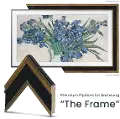 FRM-SF-D5183-75-2021 Frame My TV 75  Samsung The Frame Deco Premiere - Antique Gold/Black