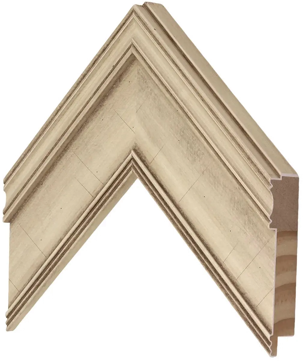 FRM-SF-D5181-43-2021 Frame My TV 43  Samsung The Frame Deco Premiere - Antique White-3