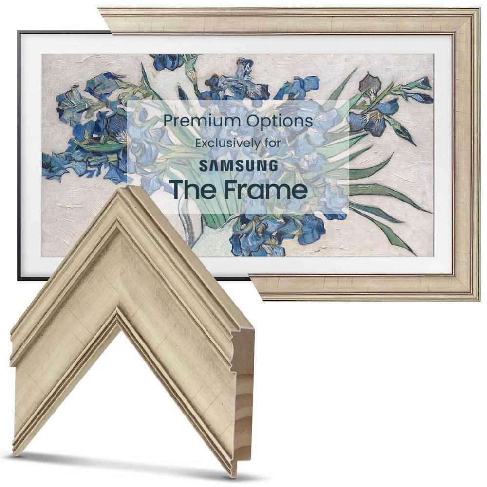 Frame My TV 55" Samsung The Frame Deco Premiere - Antique White