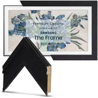 FRM-SF-D5182-65-2021 Frame My TV 65  Samsung The Frame Deco Premiere - Antique Black