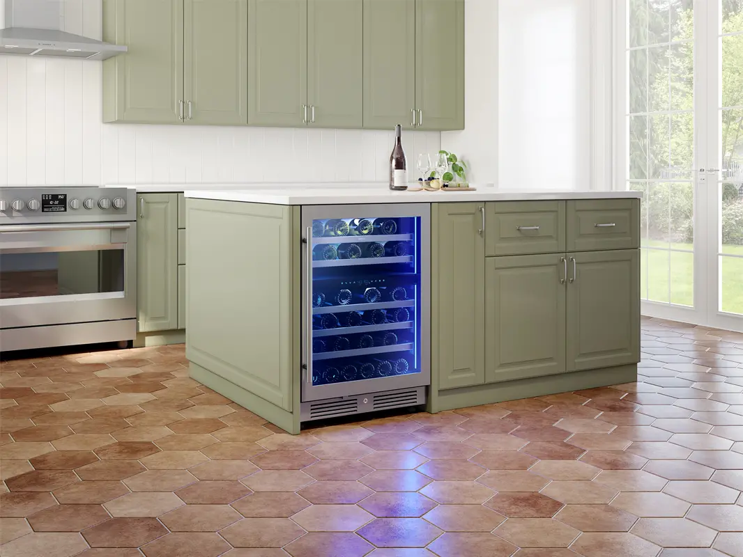 PRW24C02CG Zephyr Presrv Dual Zone Wine Refrigerator - Stainless Steel-7