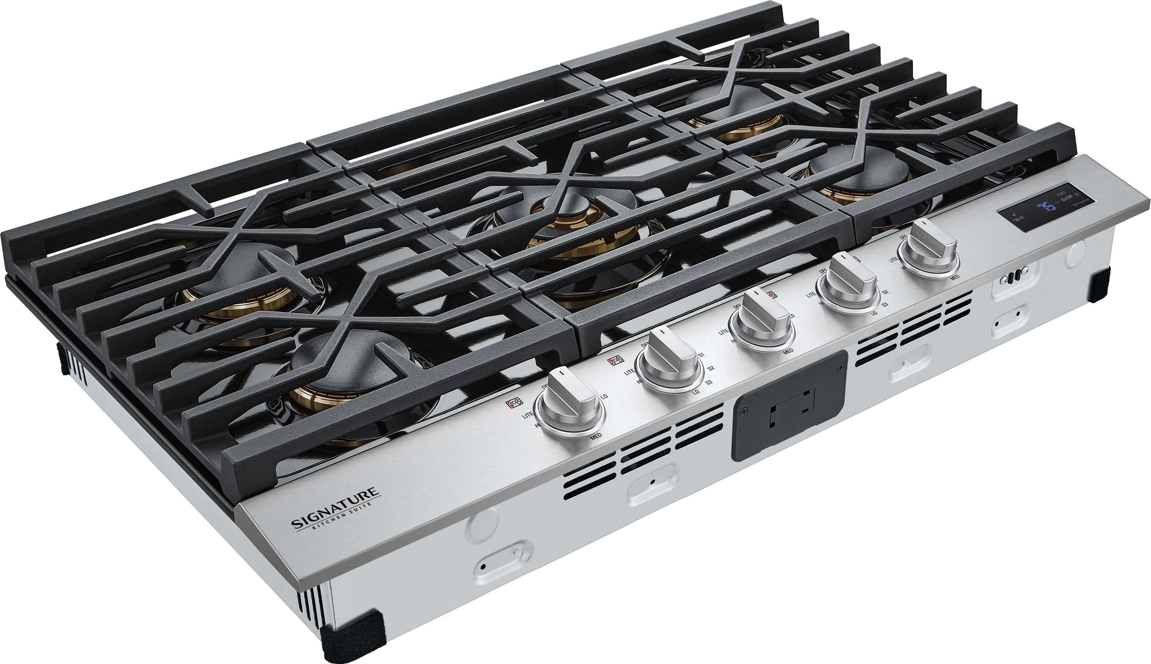 LG Signature Kitchen Suite 36 Inch Gas Cooktop - Stainless Steel-4