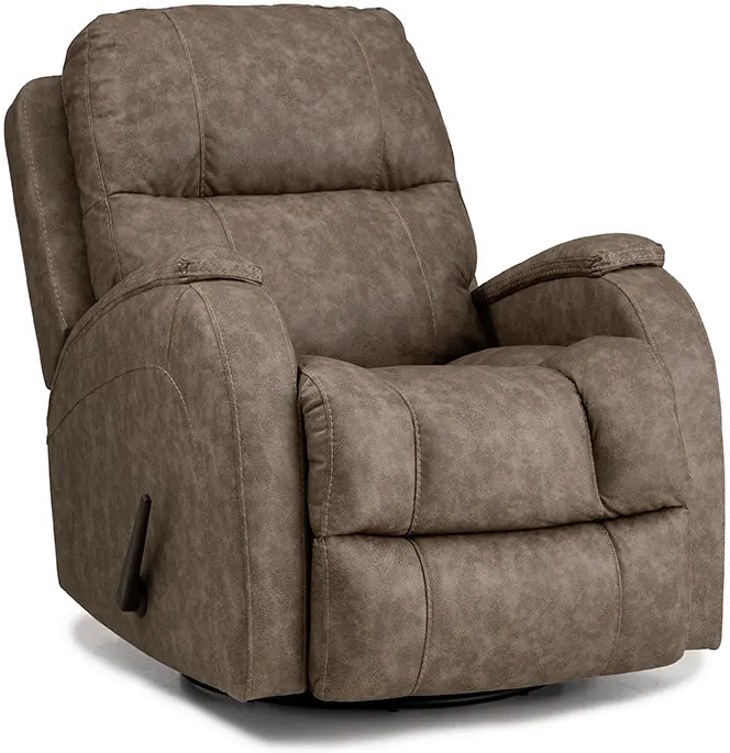 Zena Bolero Taupe Swivel Glider Recliner-1