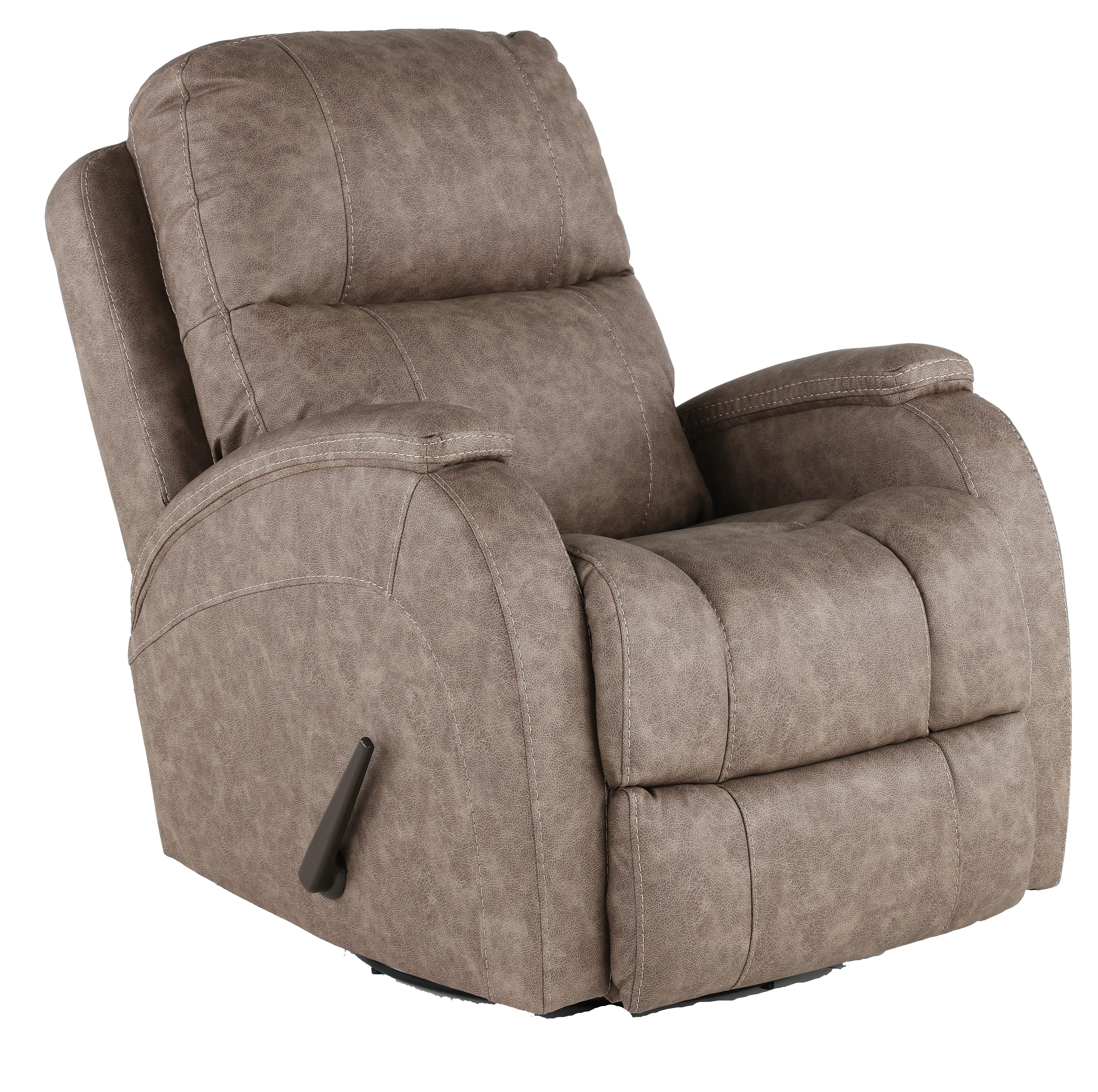 Zena Bolero Taupe Swivel Glider Recliner-1