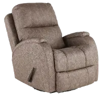 Zena Bolero Taupe Swivel Glider Recliner