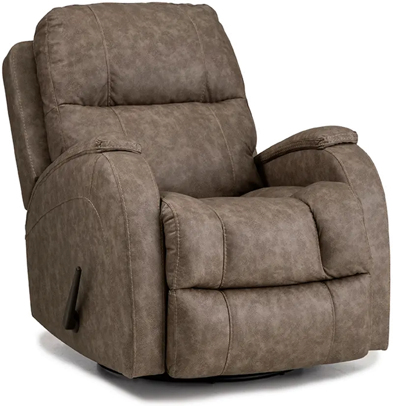 Zena Bolero Taupe Swivel Glider Recliner