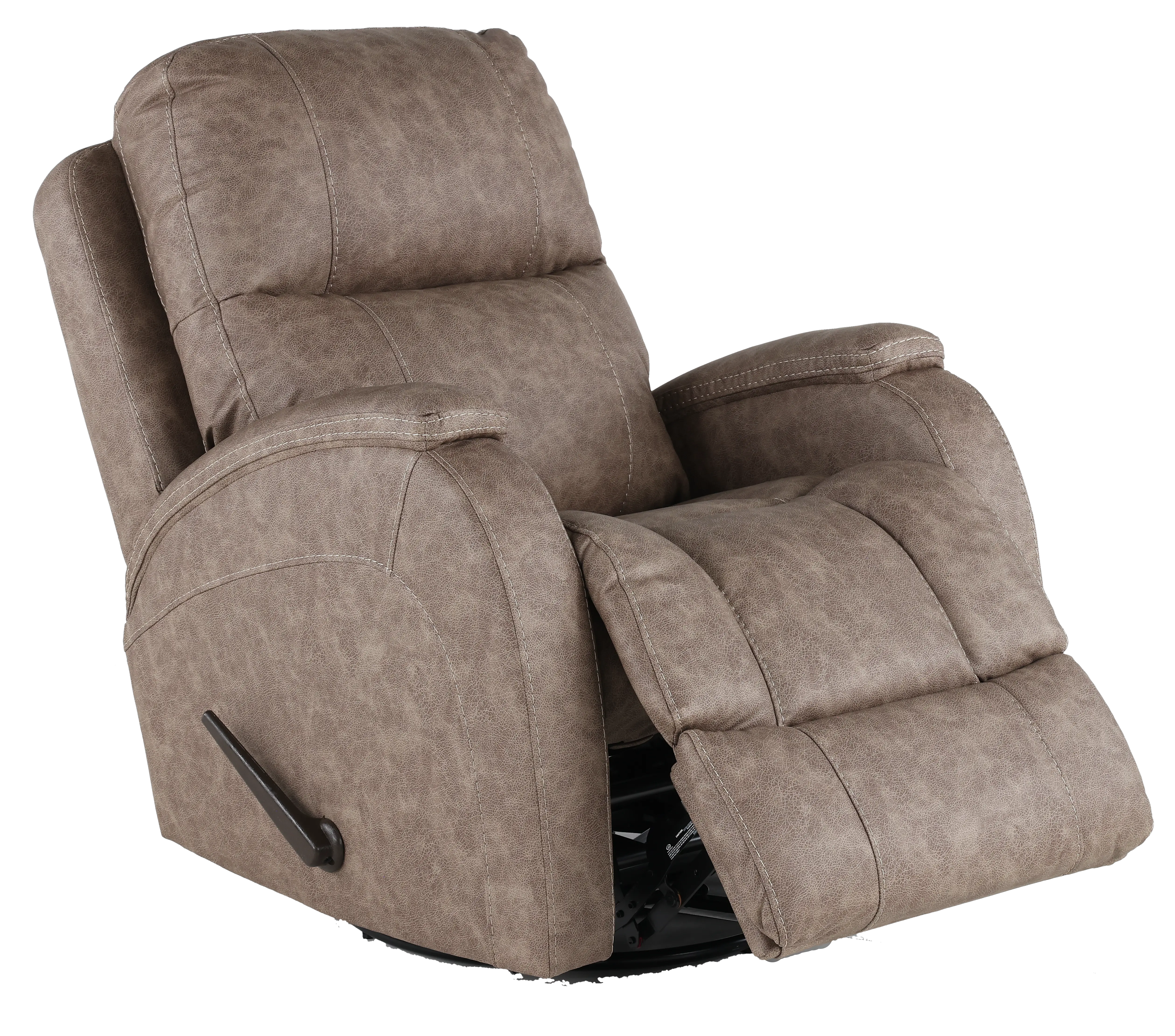 Zena Bolero Taupe Swivel Glider Recliner-4