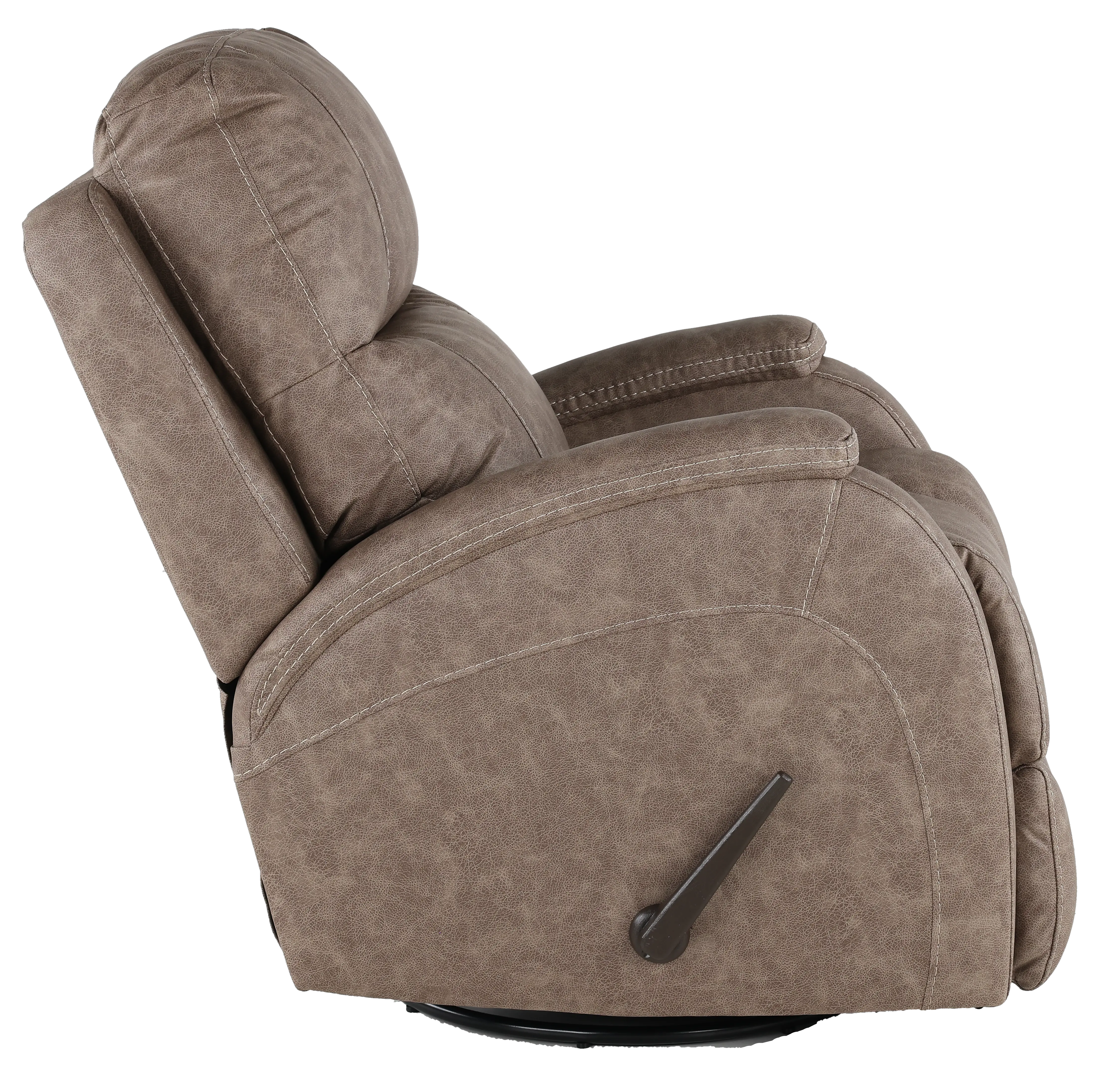 Zena Bolero Taupe Swivel Glider Recliner-5