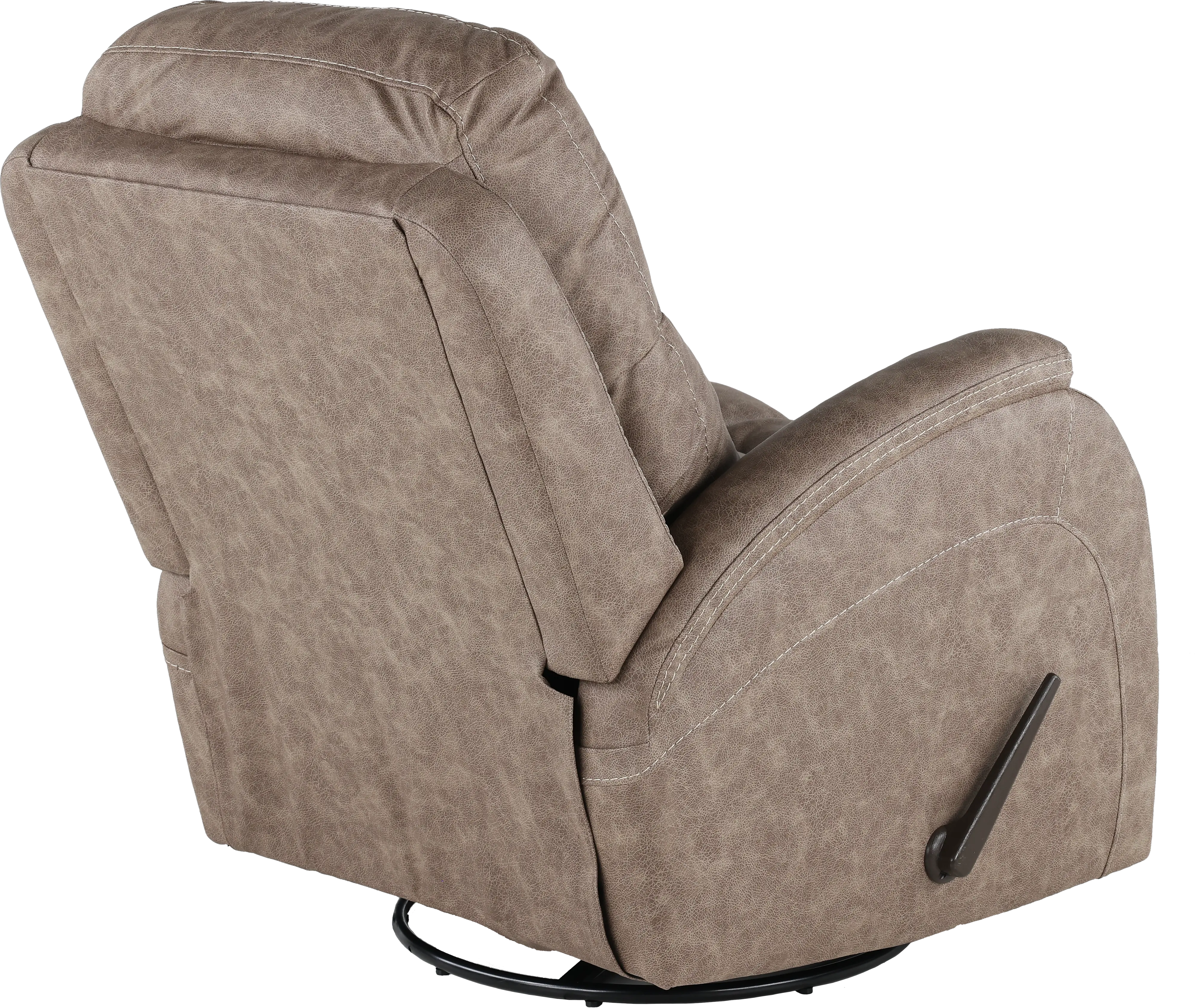 Zena Bolero Taupe Swivel Glider Recliner-7
